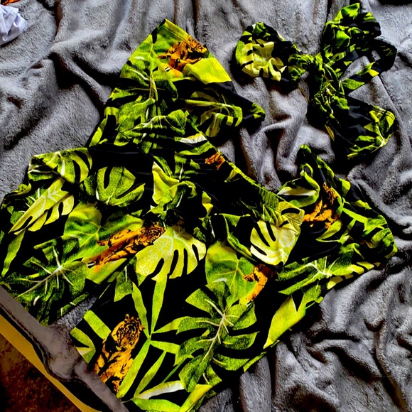 NWT Crop top bandeau pant set - Picture 5 of 6